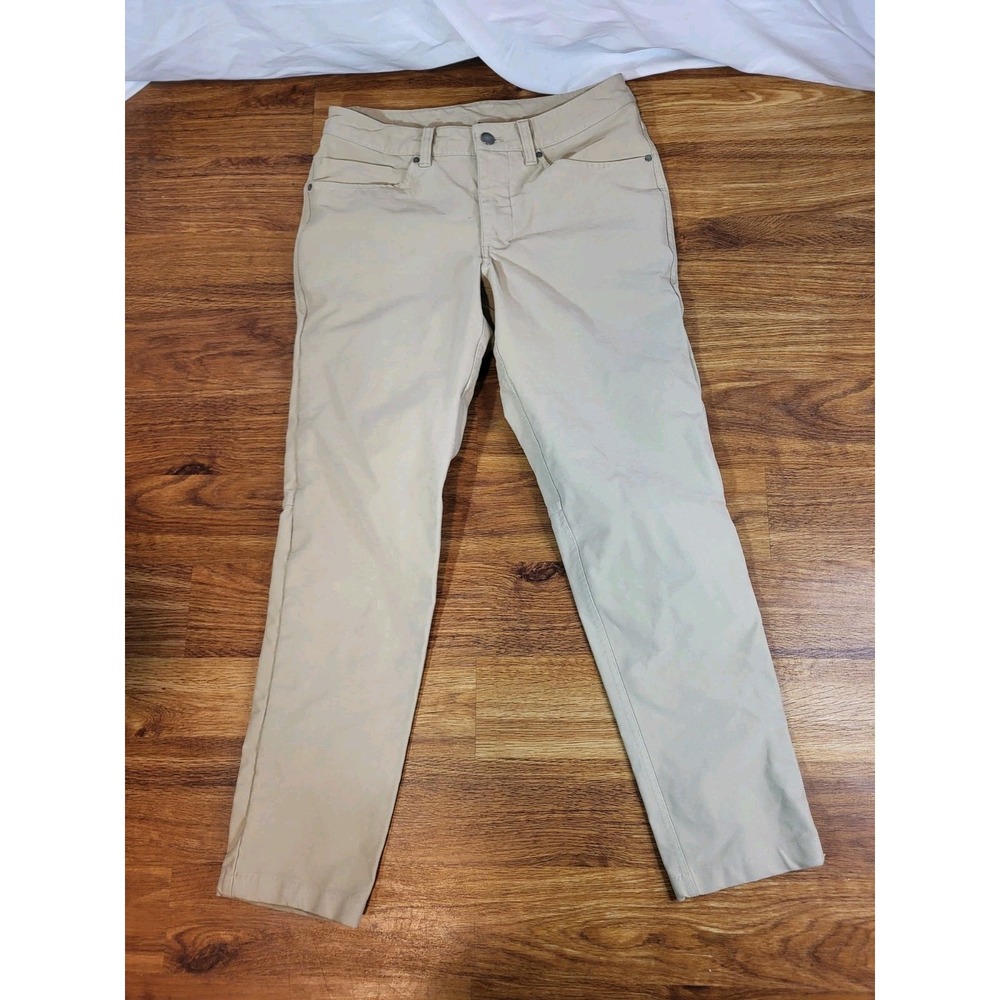 Lululemon ABC 5 Pocket Pant Skinny Pants Chino Carbon Dust  Men's Size 28x28